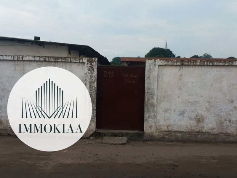 Parcelle avec maisons à vendre – Brazzaville / Makélékélé